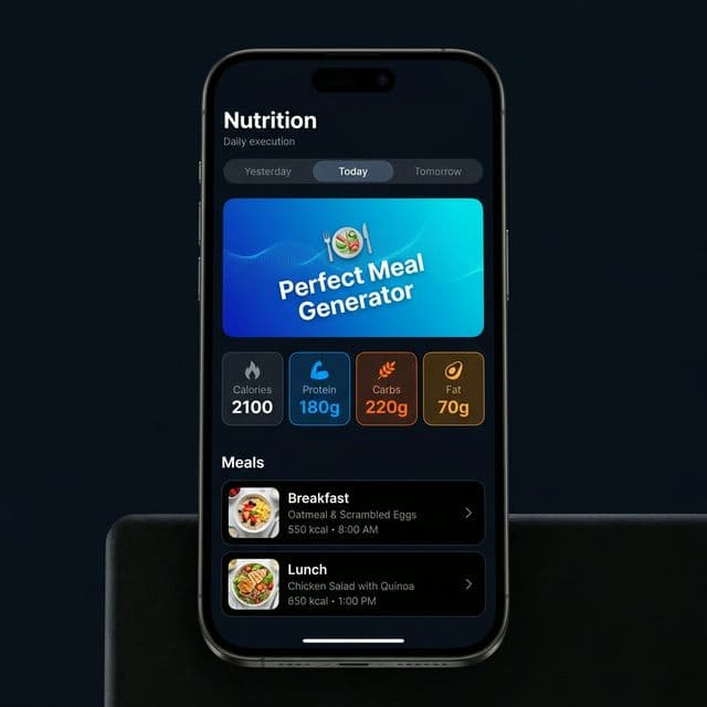 Automated Nutrition OS - Done-for-you meal plans and grocery lists. No more guessing metrics.